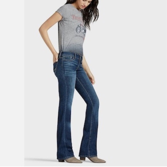 Lucky Brand Dungarees Sweet N Low Long Inseam Bootcut Jeans Medium Wash Size 31
